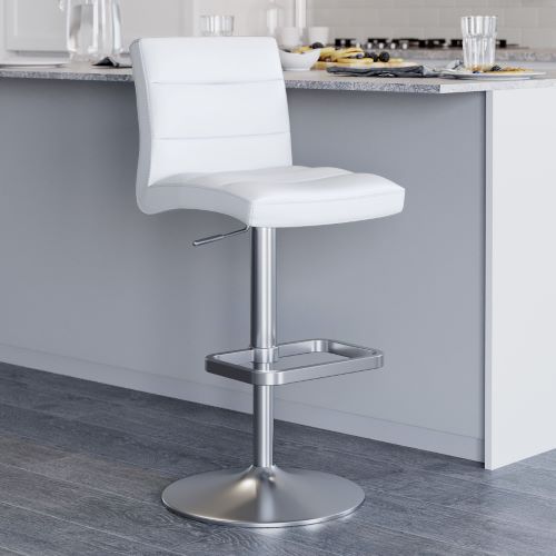 Lush Bar Stool - White
