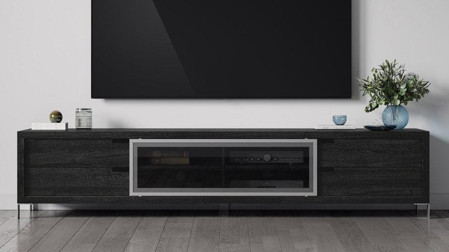 Romo TV Unit Black Oak