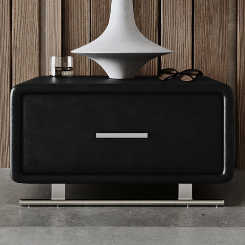 Vetro Side Table - Black