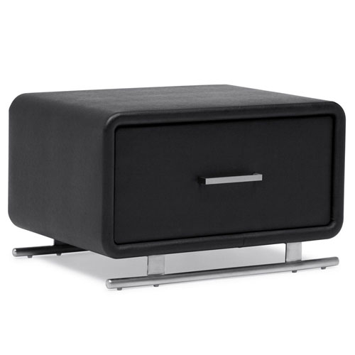 Vetro Side Table Black