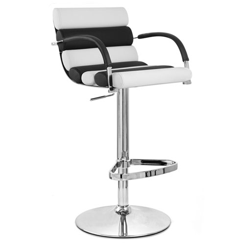 Black and White Ego Bar Stool