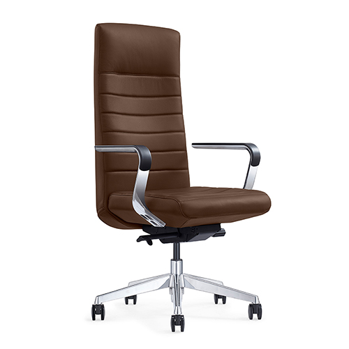 Hughes Leather Executive Chair - Dark Brown