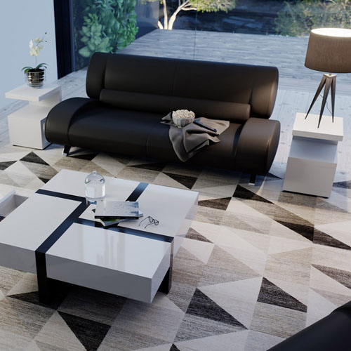 Jayden Side Table White