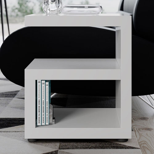 Jayden Side Table White
