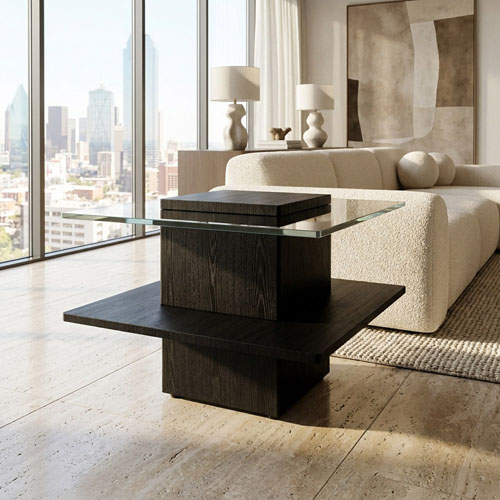 Wood | Lacquer Accent Tables
