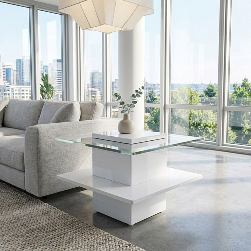 Wood | Lacquer Accent Tables