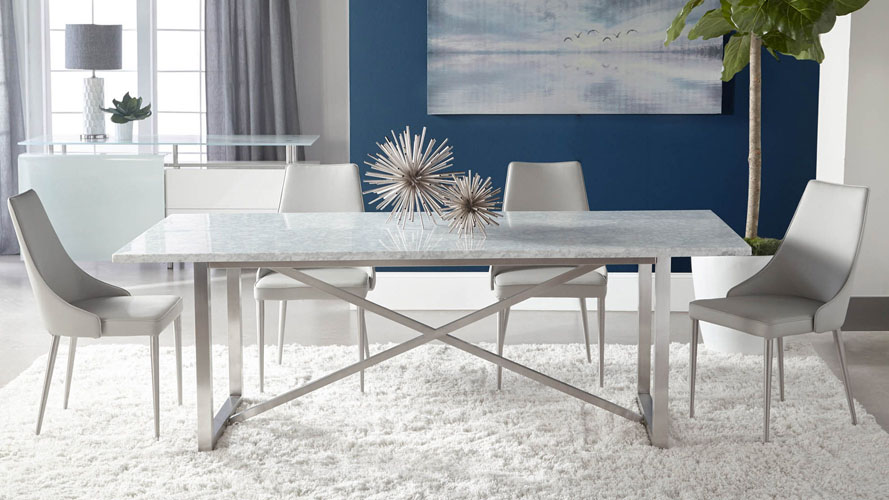 Marble Quartz Dining Table 55 Off Ingeniovirtual Com Marble Quartz Dining Table 55, Stone Dining Table Singapore
