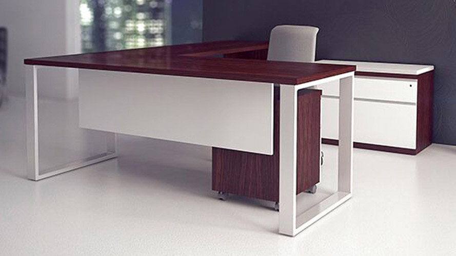 At Two L Shaped Desk