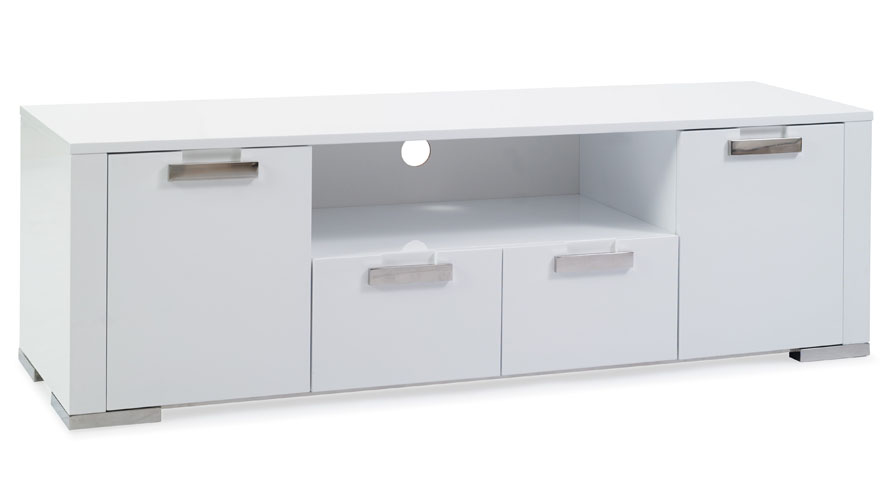 Modern White High Gloss Lacquer Torres Media Storage Cabinet Zuri Modern White High Gloss Lacquer Torres Media Storage Cabinet Zuri Furniture