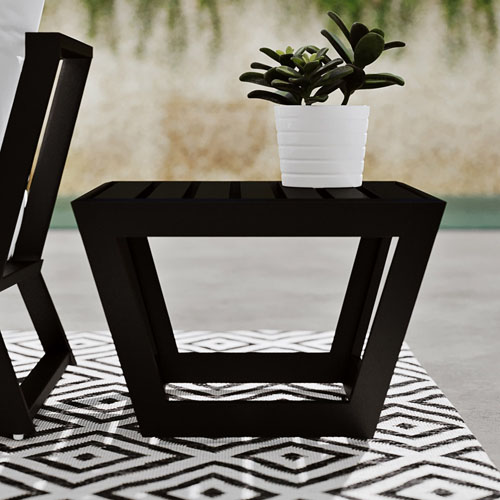 Nadie End Table - Black