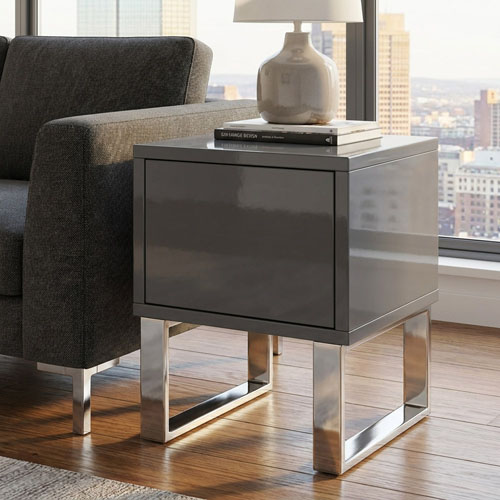 Wood | Lacquer Accent Tables