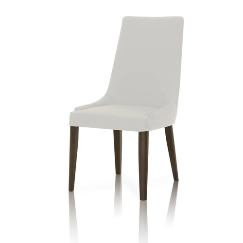 Padron Top Grain Leather Dining Chair Set Of 2 White Zuri Padron Top Grain Leather Dining Chair Set Of 2 White