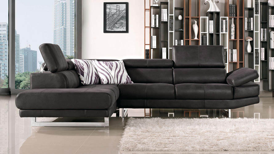 Brown Paulo Suede Sectional Sofa Zuri Furniture Paulo Suede Sectional Sofa Zuri Furniture