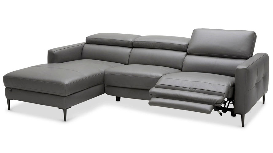 Reno Reclining Sectional Slate