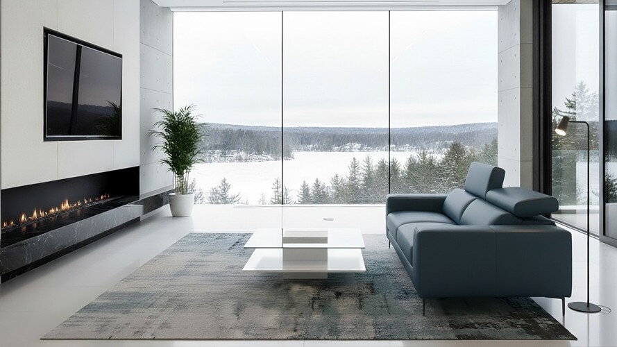 Rousso Leather Loveseat - Dark Teal | Zuri Furniture