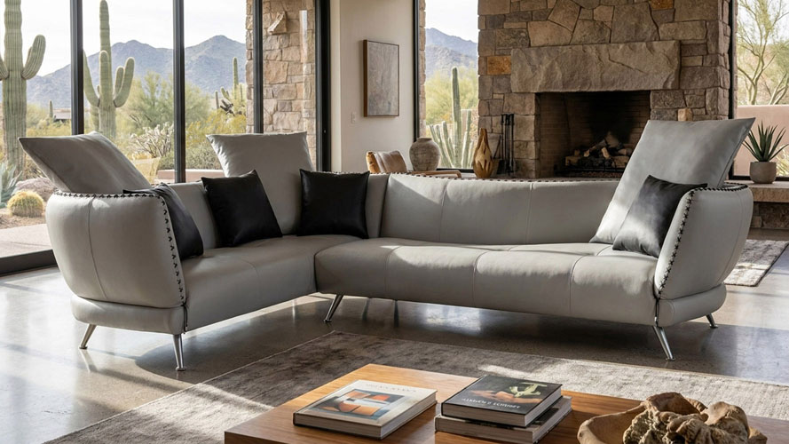 Vitali Sectional - Light Grey