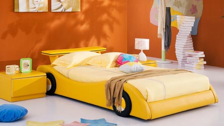 Rider Leather Kids Bed
